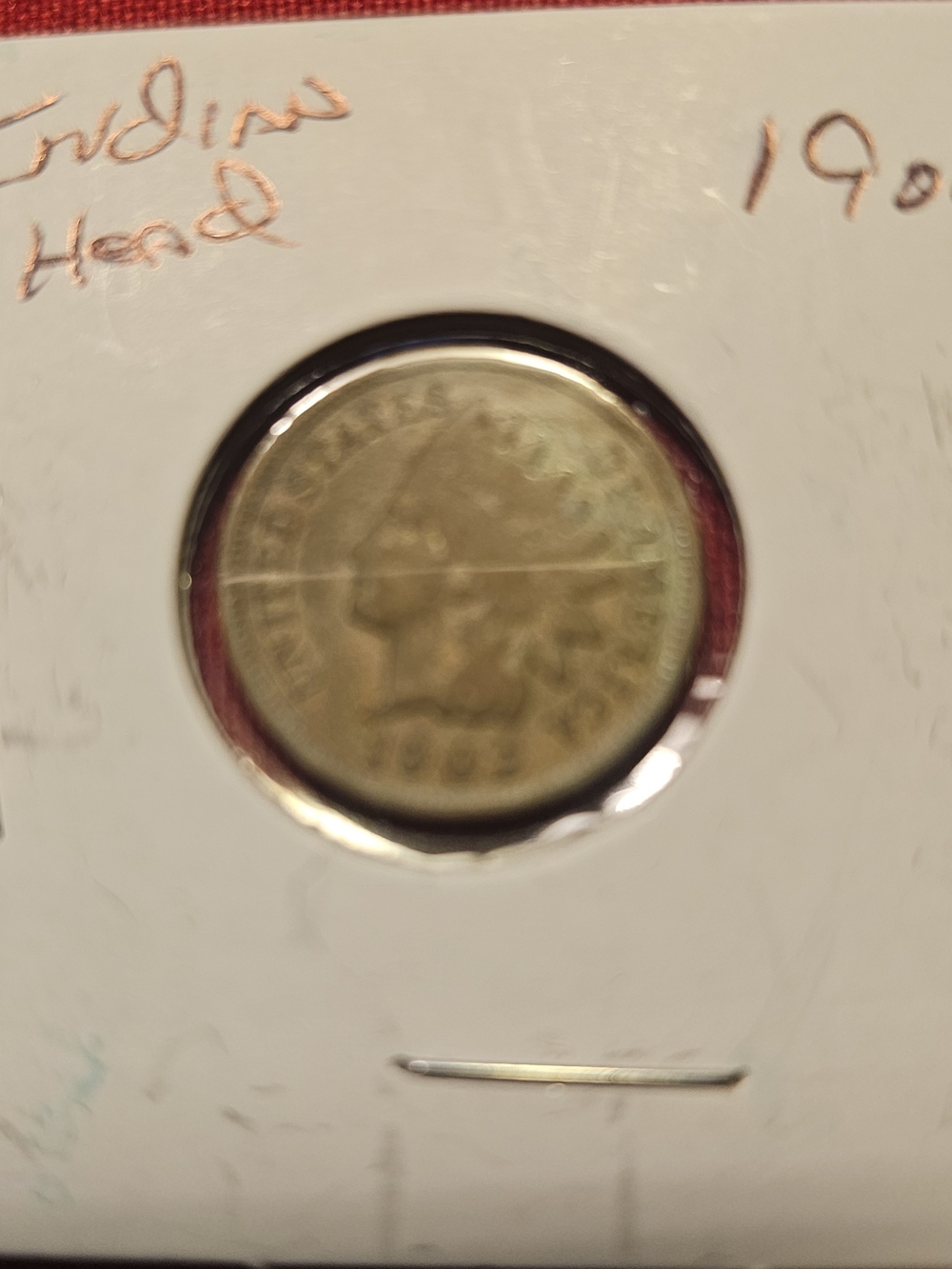 Vintage Indian Head Penny's, (2) 1902, 1907, 1908 - Picture 7 of 10